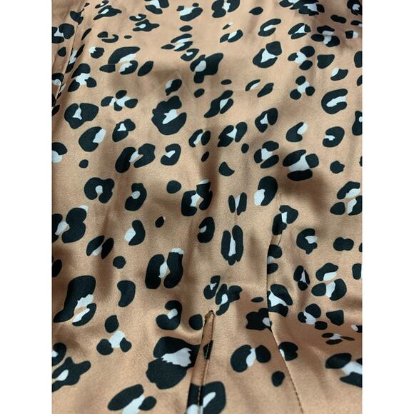 Lulus Known To Be Wild Leopard Satin Slip Dress - Picture 13 of 13